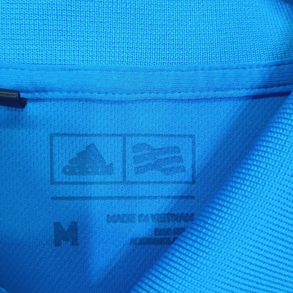 Reynolds Lake Oconee Adidas Golf Polo Mens Medium Blue Performance Shirt Georgia